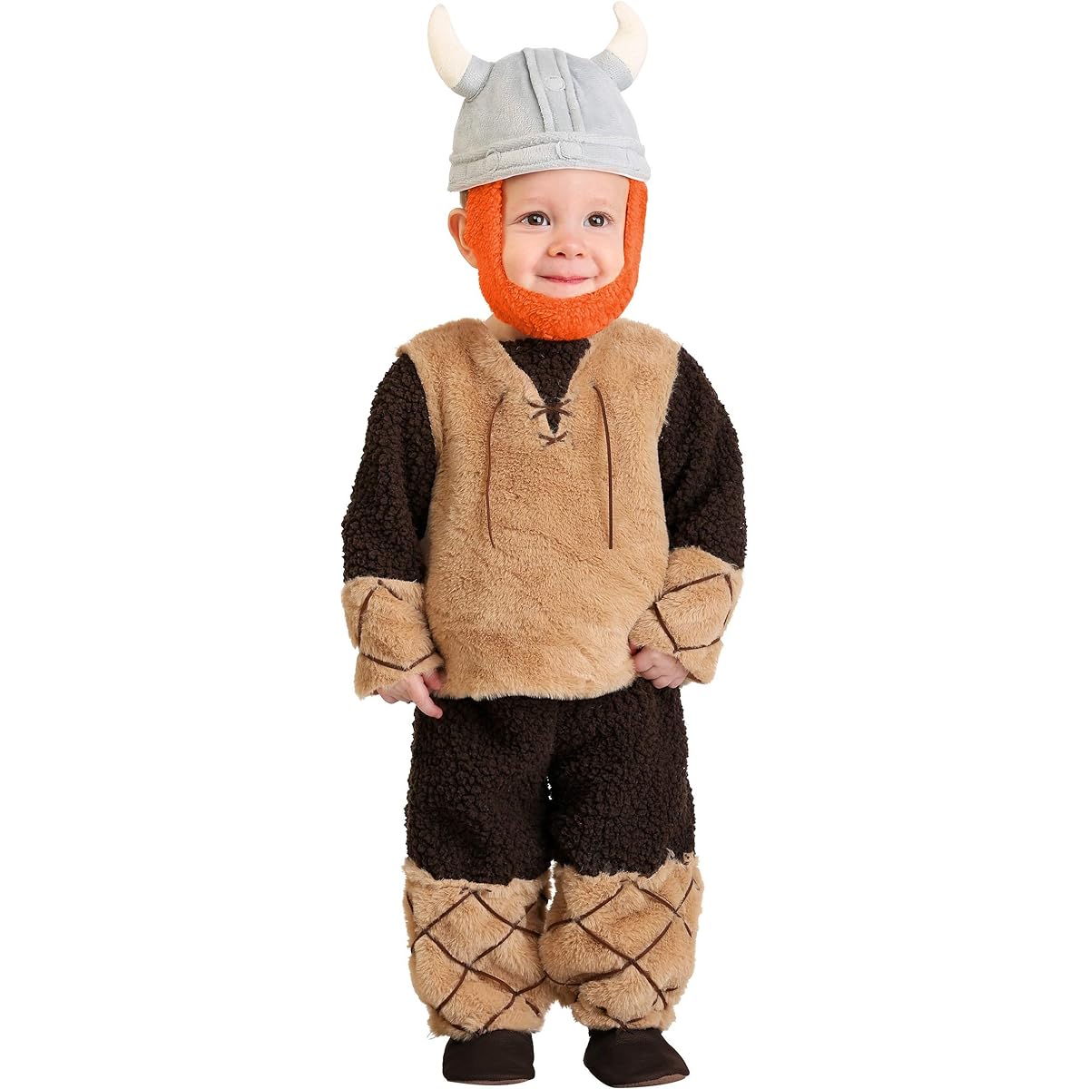 Toddler boy, adorable Viking costume.