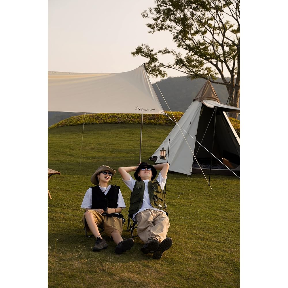 【limited! ]SOLO UP Outdoor Chair Compact Camping Chair Folding Chair with Storage Bag M-2285