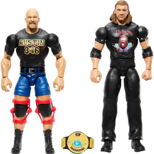 Mattel WWE Championship Showdown Stone Cold Steve Austin & Triple H 2 Pack