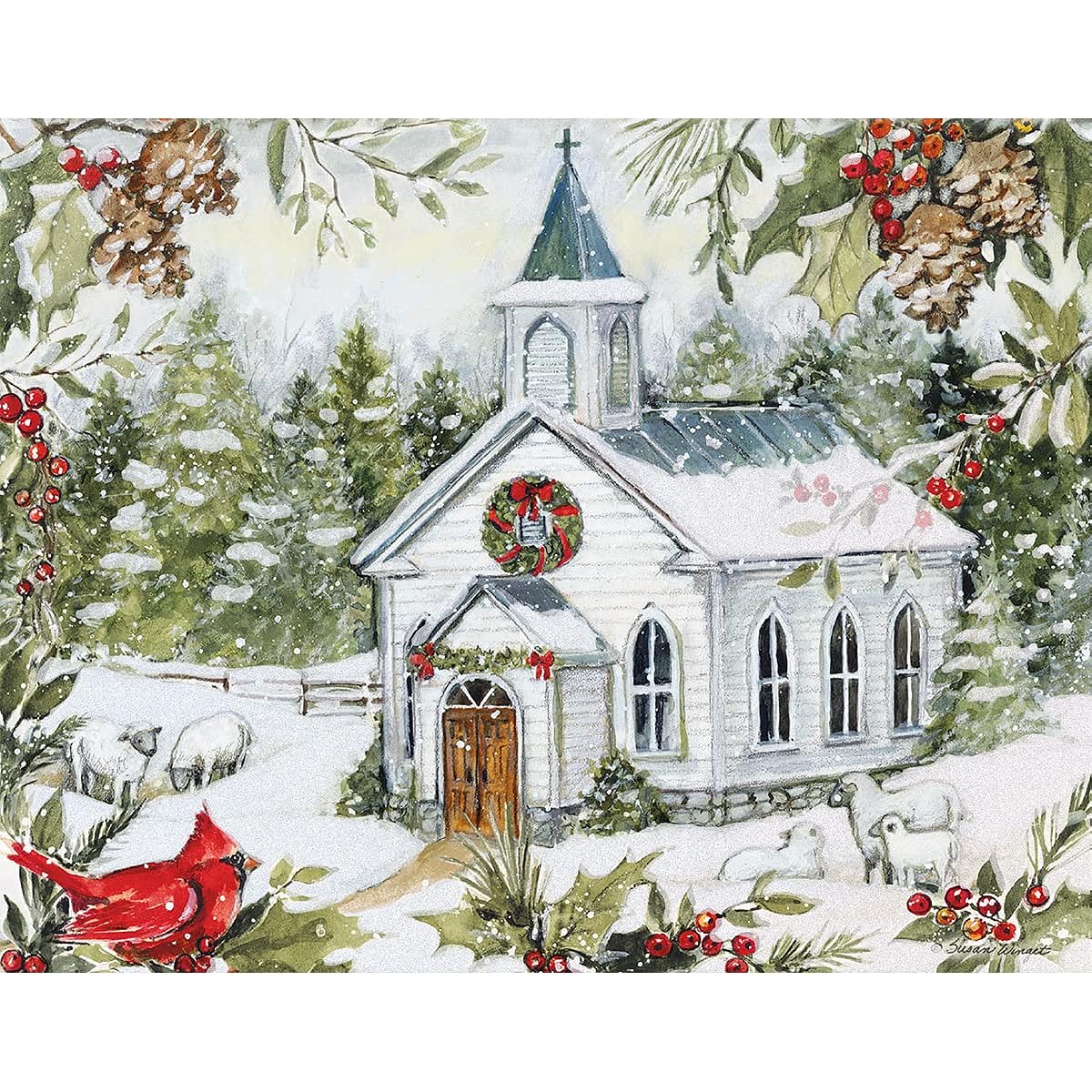 LANG The Lord Is My Shepherd Boxed Christmas Card (1004895)