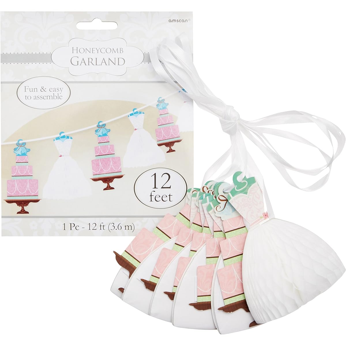Honeycomb Garland - Blushing Bride
