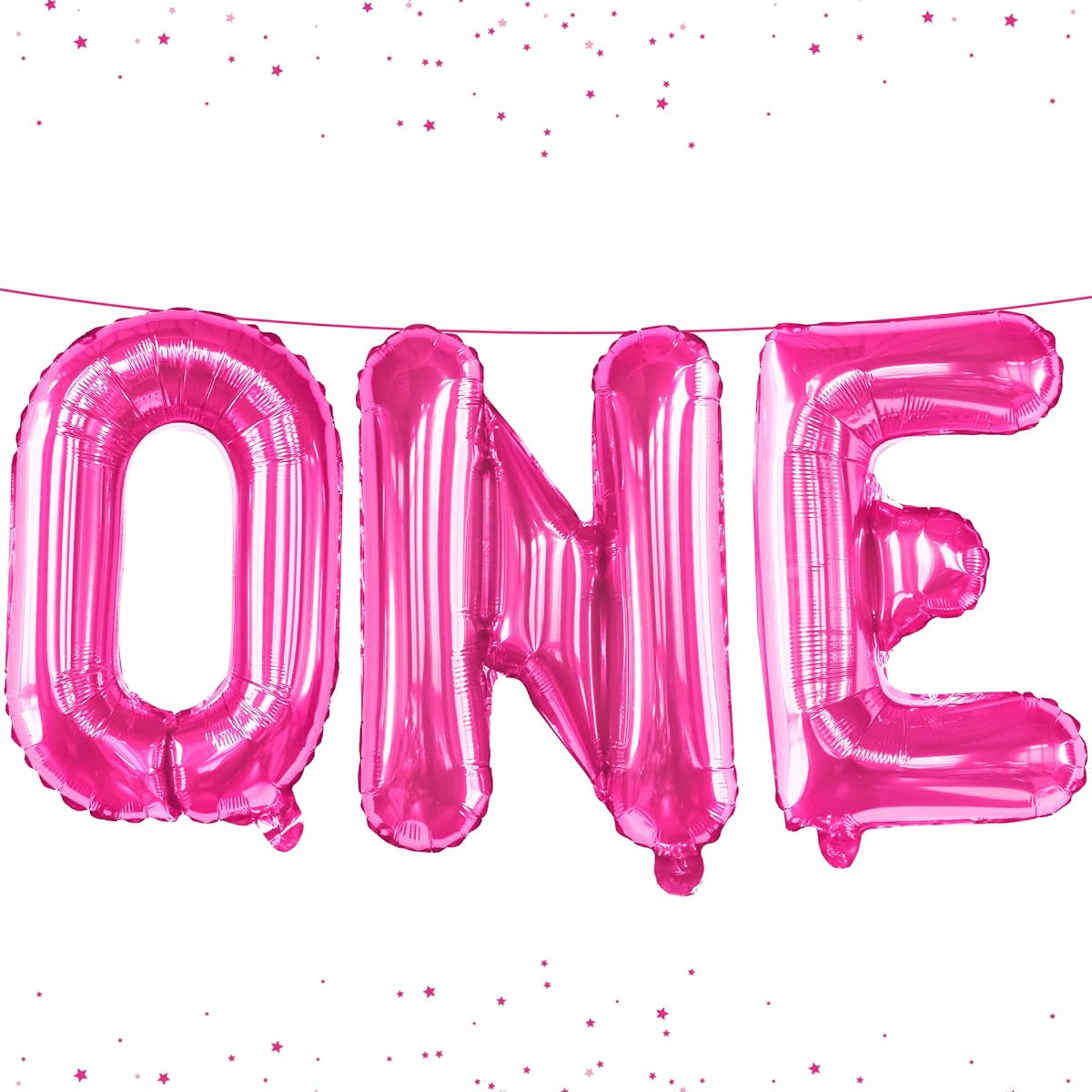 KatchOn Hot Pink Balloons 16 Inch Pink Balloons for 1st Birthday Decorations 1 Pink Balloons for 1st Birthday Decorations 1 Birthday Balloons