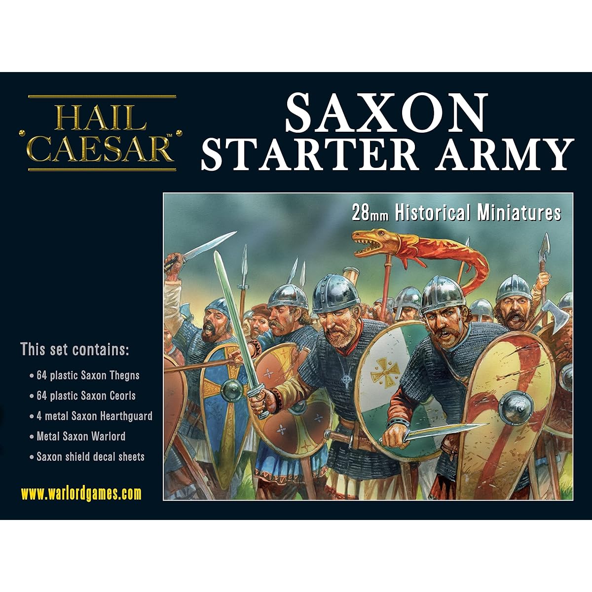 Hail Caesar Warlord Games, Saxon Starter Army - Wargaming miniatures