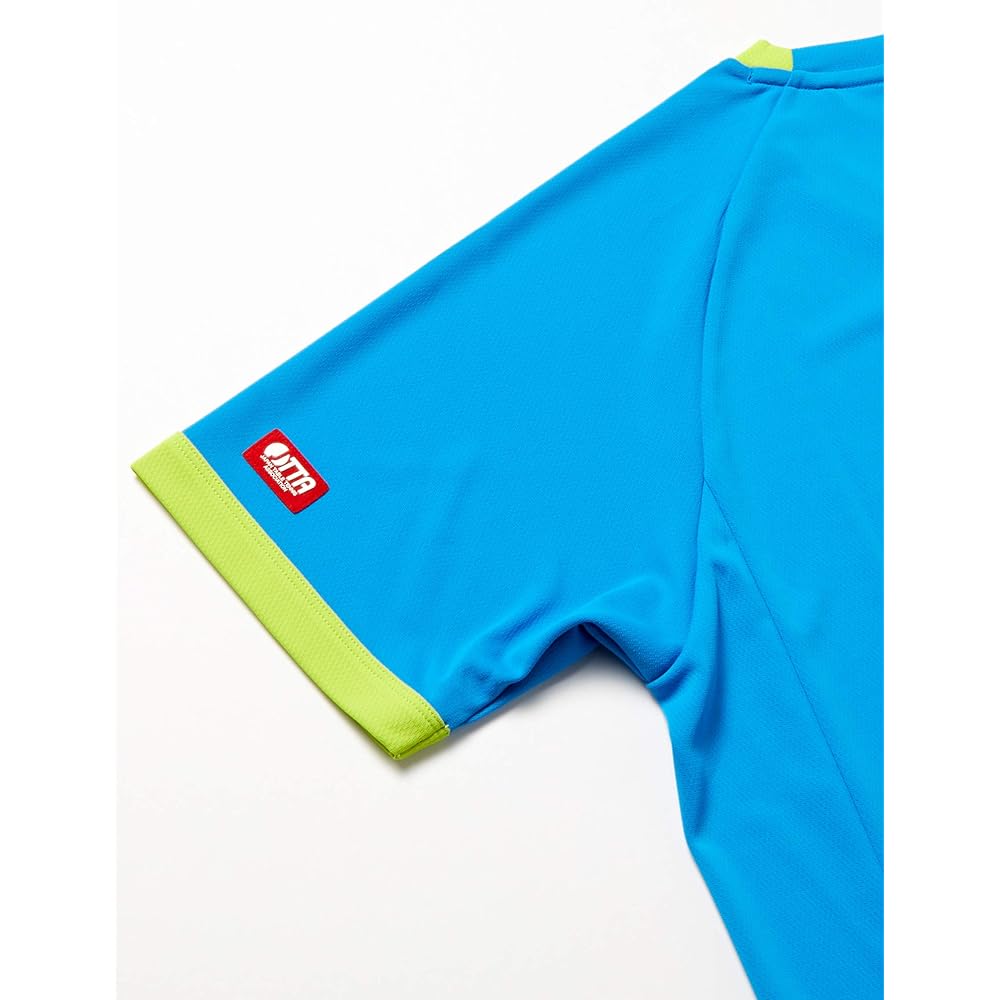 [Mizuno] Table Tennis Wear, Game Shirt, Short Sleeve, Easy to Move, Sweat Absorbent, Quick Drying, Standard JTTA Officially Approved 82JA0003