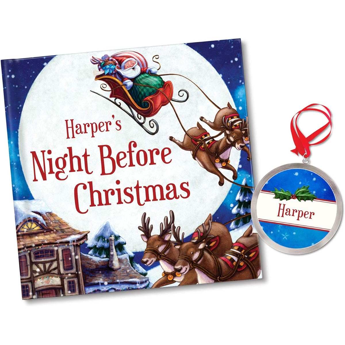 My Night Before Christmas - Personalized Children's Story - I See Me! (Hardcover + Ornament)