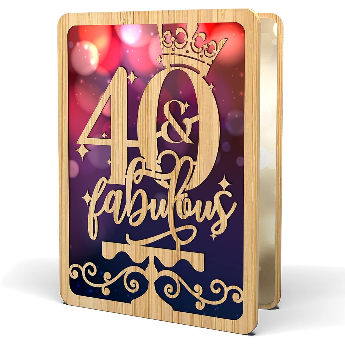 AGAPE LOVE CARDS 40th Birthday Card for Women