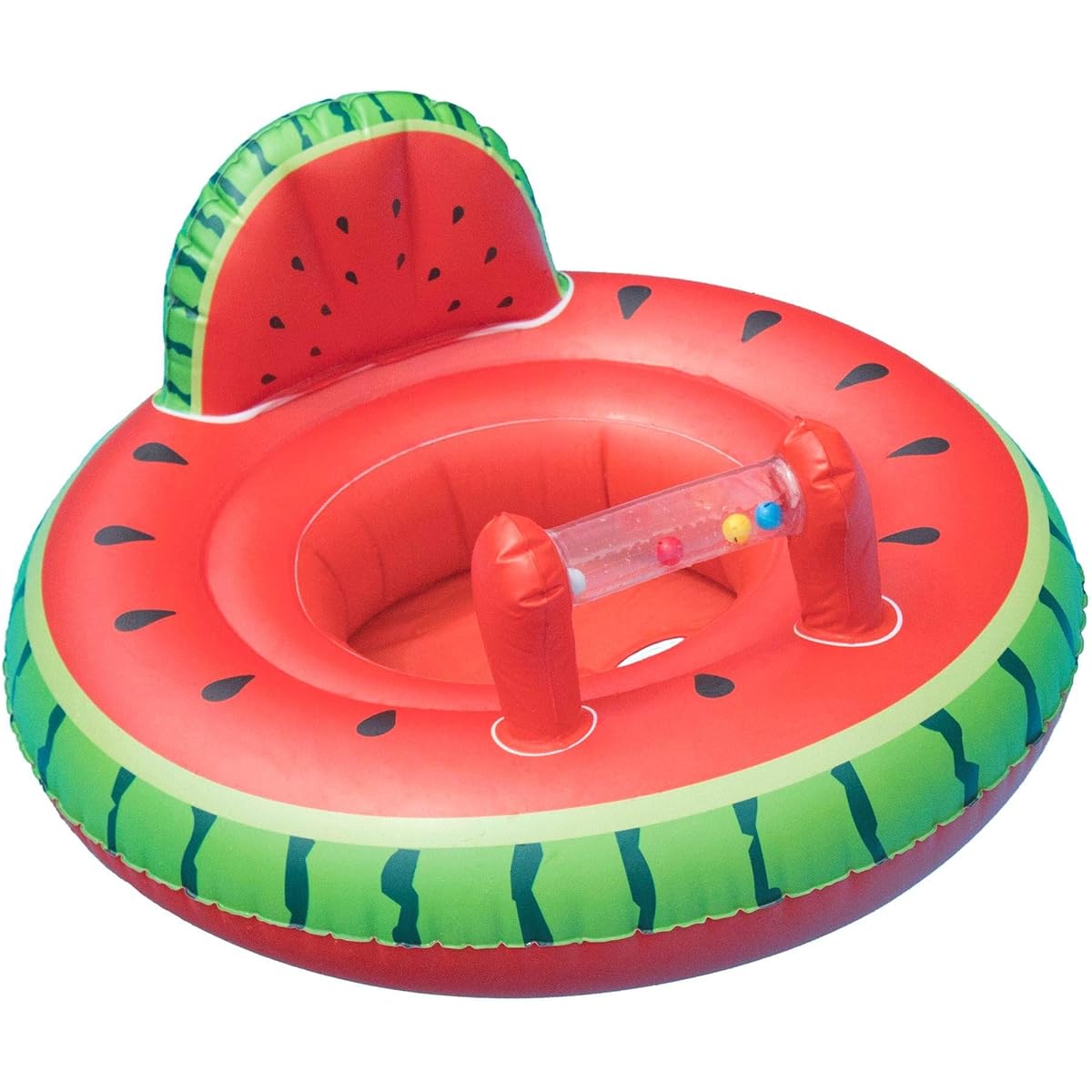 Swimline Watermelon Baby Seat Pool Inflatable Ride-on Red Green