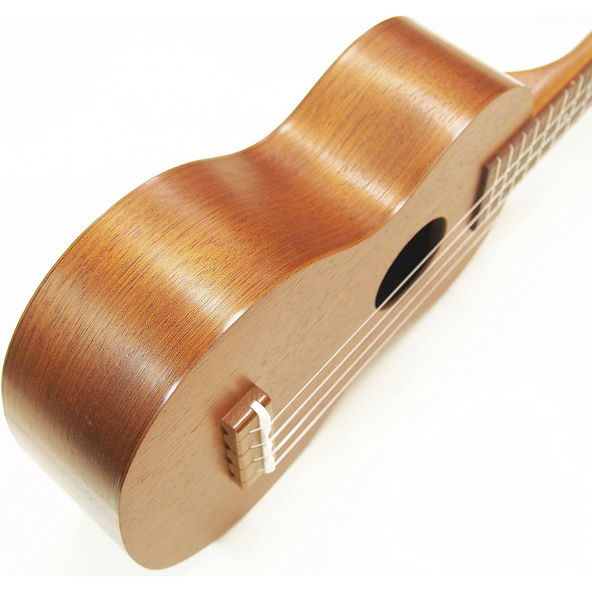 Famous Domestic Ukulele FS-1G Soprano Tuner with Soft Case Mahogany (Reliable Made in Japan) (Sweet Tone) (U)