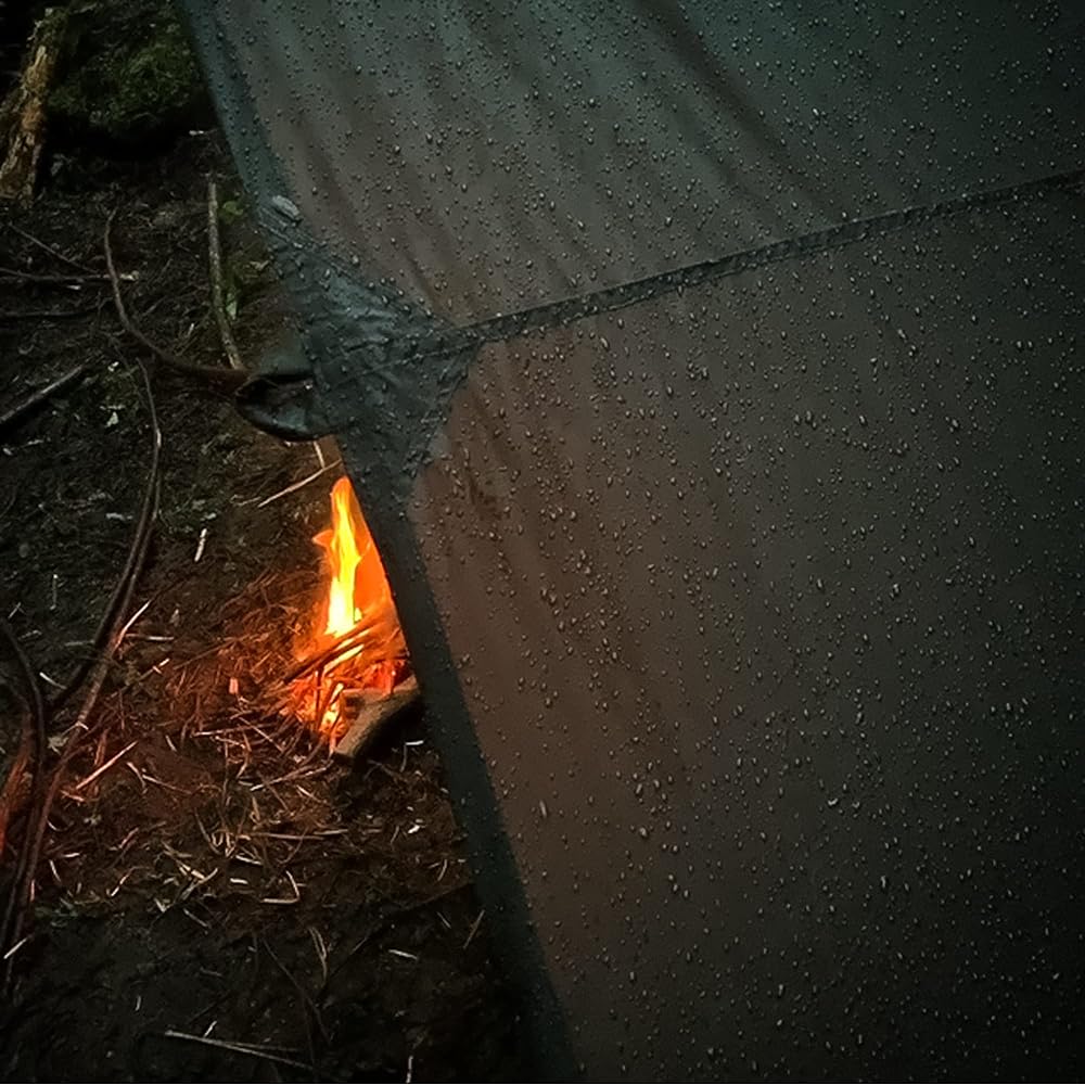 BUSHCRAFT SPAIN/Bushcraft Spain Oilskin Tarp Green [Domestic regular product]