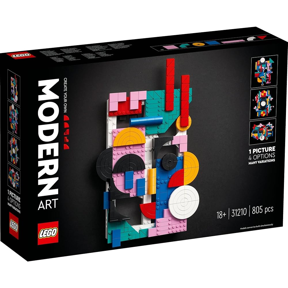 LEGO LEGO Art Modern Art Set 31210 Toy Block Present Art Painting Interior Boys Girls Adults