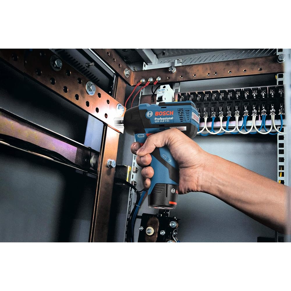 Bosch Professional 10.8V Cordless Impact Wrench (2.0Ah batteries, charger, carrying case included) GDS10.8V-EC Bolt/Nut tightening/removal/tire replacement