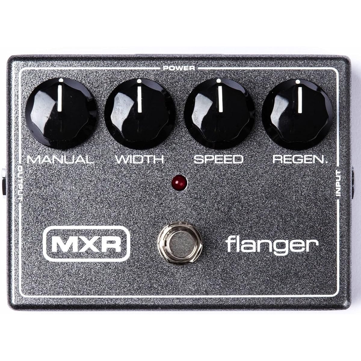 MXR M117R Flanger Guitar Effects Pedal Bundle with 4 MXR Right Angle Patch Cables