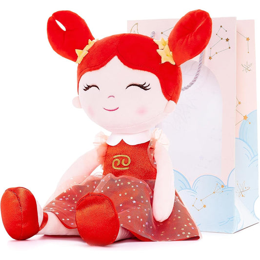 Arteeksdoll Personalized Baby Girl Gift Stuffed Animal Zodiac Sign Doll Birthday Gift 17 Inch Cancel