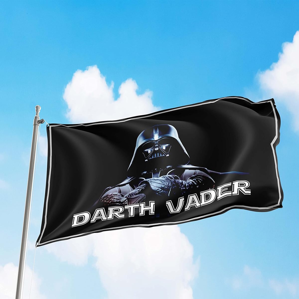 Darth Vader 3x5ft Flag Banner Vivid Colors Double Stitched Brass Grommets