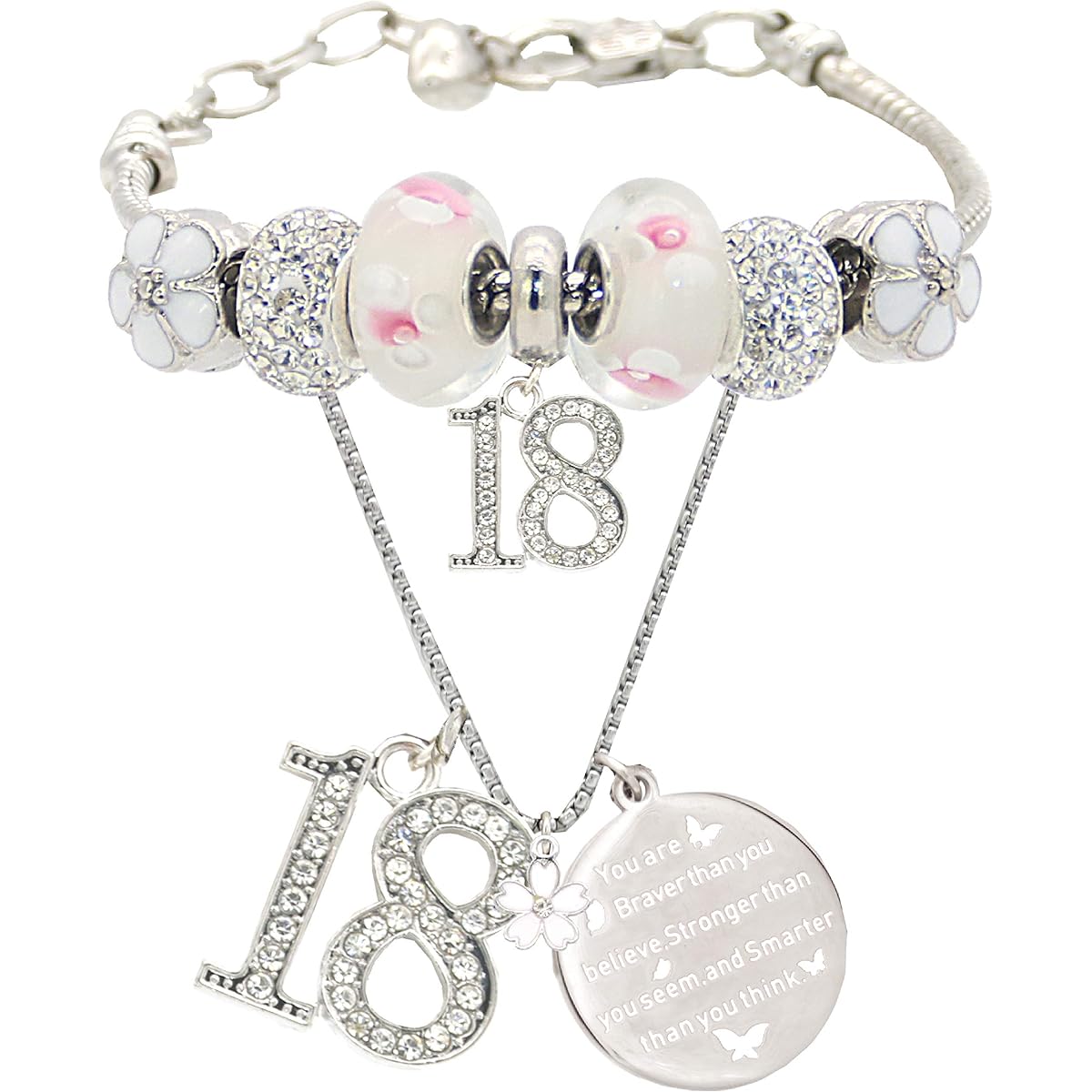 birthday gifts for 18 year old girls 18th birthday 18th birthday 18th birthday bracelet 18th birthday necklace 18th birthday gift ideas for daughter bracelets and necklaces for 18 year old girls