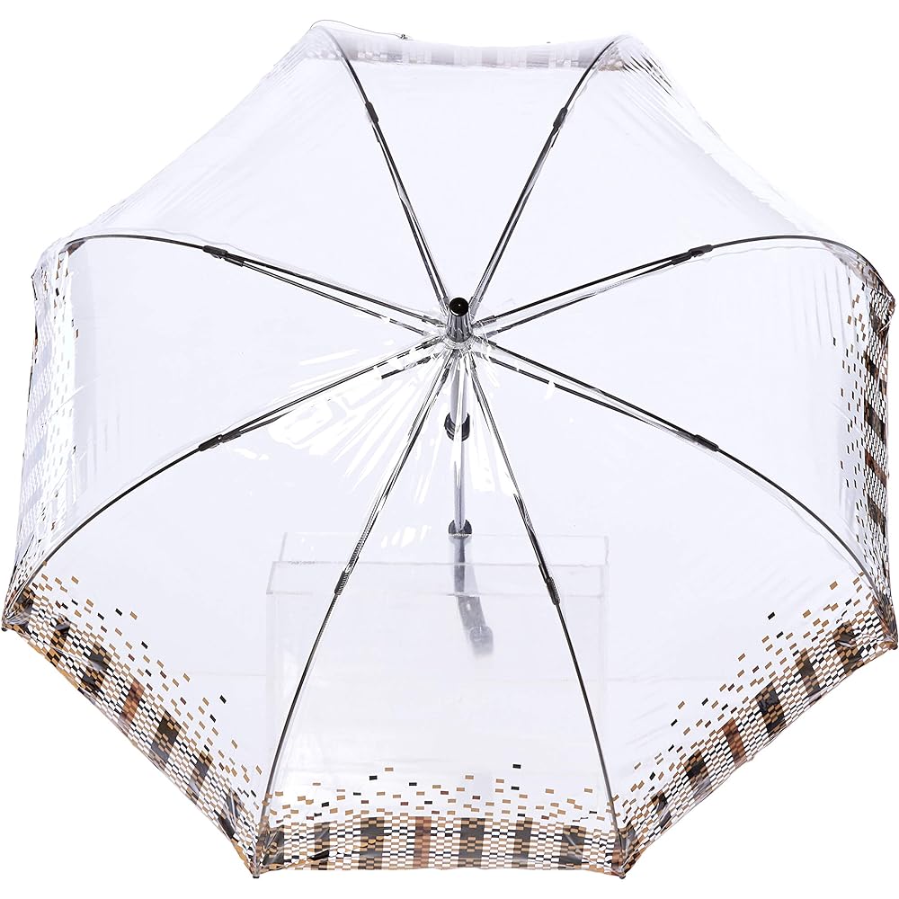 [Moonbat] DAKS Vinyl Bird Gauge Long Umbrella Umbrella Cute Stylish Women's Gift Beige 21-125-56790-00 Rib Length: 65cm