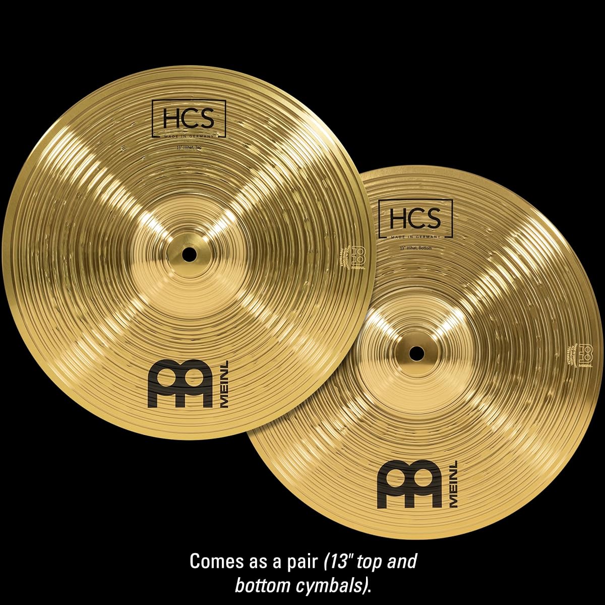 MEINL HCS Series Hi-Hat Cymbals 13" Hihat Pair HCS13H [Domestic Genuine Product]
