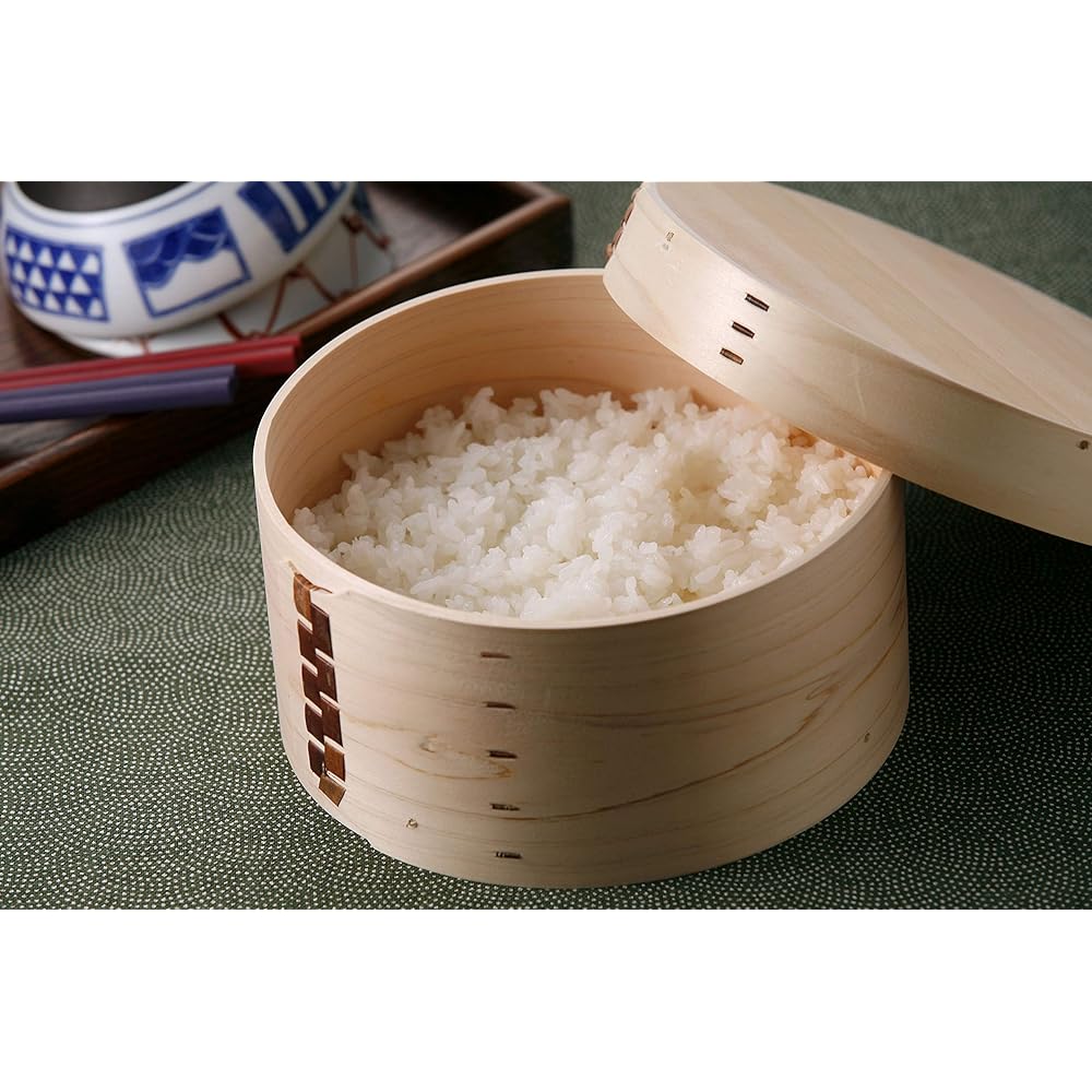Sakai Sangyo Hinoki Bent Ring Ohitsu (6 inches), Approx. 2 cups, Table, Meals, Sushi Rice, Events, Rice, Conditions excess moisture.