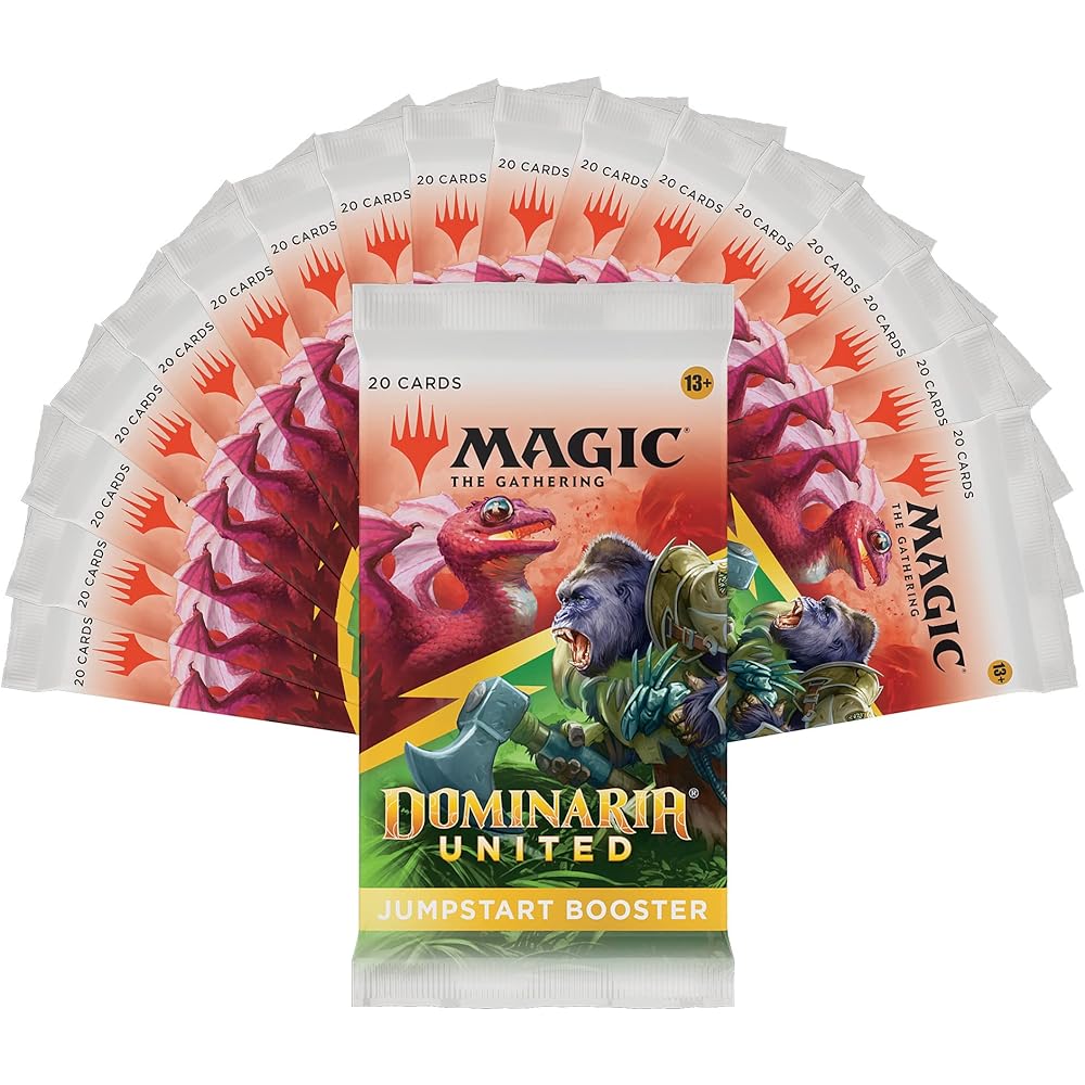 Magic: The Gathering Dominaria of Unity Jump Start Booster English Version (BOX) 18 Packs C97150000 MTG Trading Card Wizards of the Coast C97150000