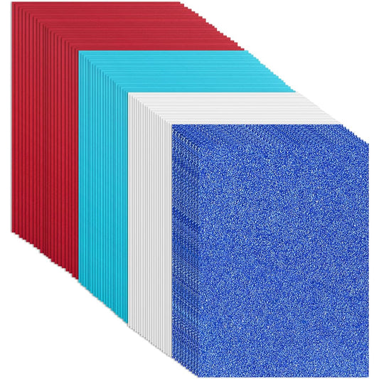 70 Sheets American Patriotic Cardstock Heavyweight Red White Blue Card Stock for 4th of July Independence Day Memorial Day Cards Arts Crafts Invitations Greeting Cards Gift Tags