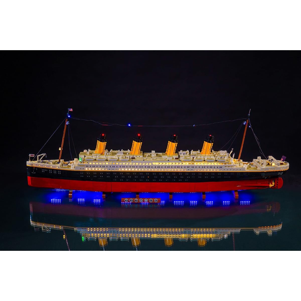 Brick Loot Deluxe LED Illumination Light Kit - for Lego Titanic - Set 10294 - Titanic Model (Model Kit Not Included) LED Lights Compatible with Lego Bricks & Building Block Sets for Adults & Kids Ages 12+