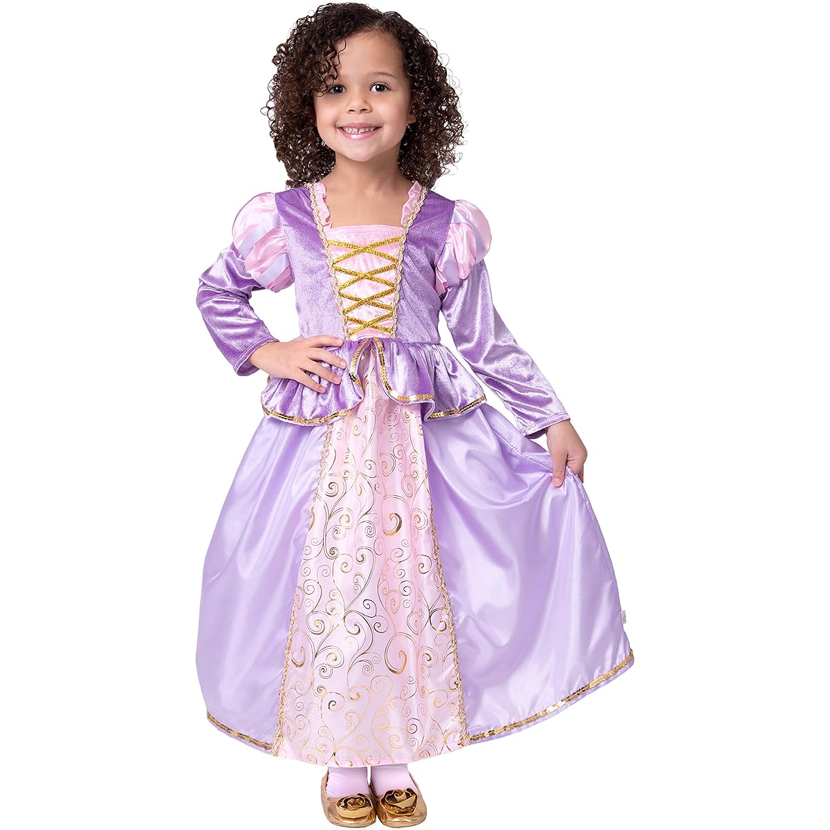 [Little Adventures] Little Adventures Classic Rapunzel Princess Dress Up Costume SmallXL Size 8) 11374 [Parallel Import]