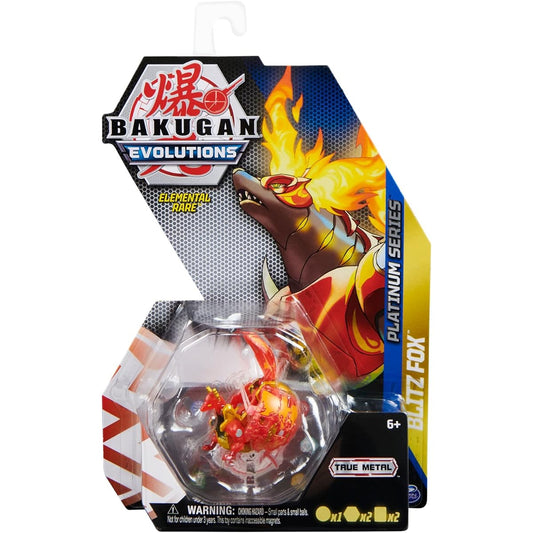 Bakugan Evolution 2022 Platinum Series Diecast Elemental Rare Pirus Blitz Fox
