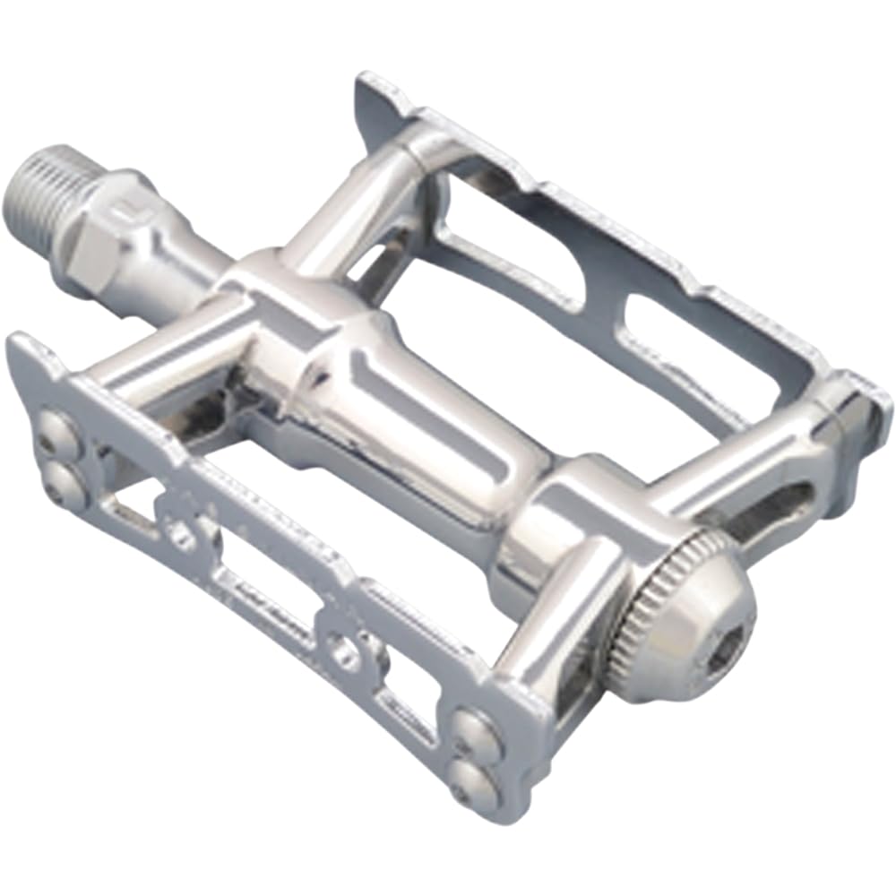 MKS (Mikashima) Pedal Sylvan Track Next [SYLVAN TRACK NEXT] Silver Left and Right Set