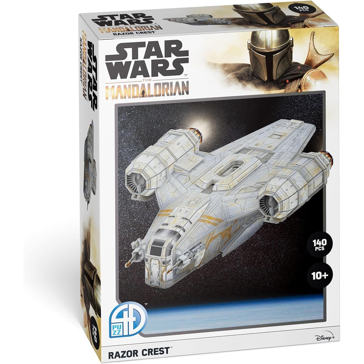 4D Cityscape Star Wars 3D Paper Model Kit (Mandalorian Razor Crest)