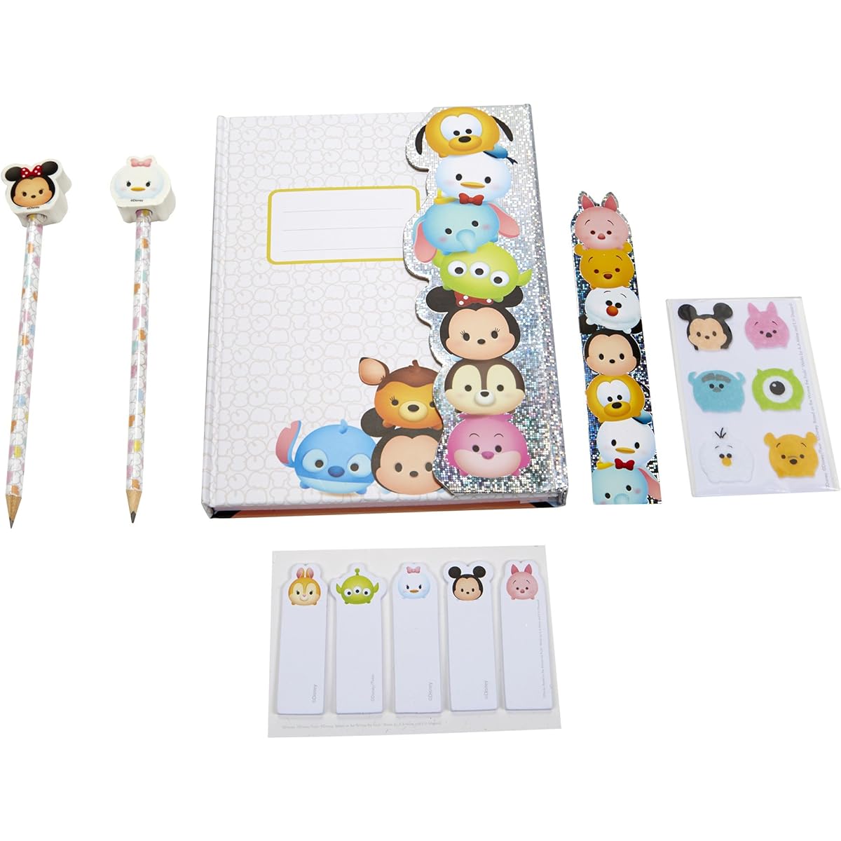 [Tsum Tsum] Tsum Tsum Disney Holographic Deluxe Agenda Book with Accessories Playset 09116 [Parallel Import]