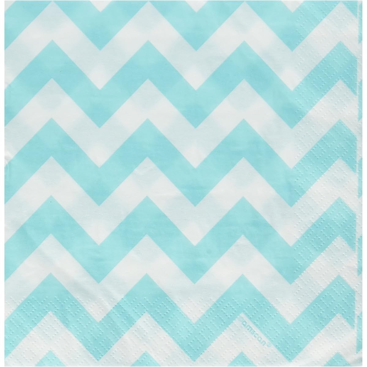 Party Perfect Disposable Chevron Print Luncheon Napkins Tableware 16 Pieces 511492.12099999998