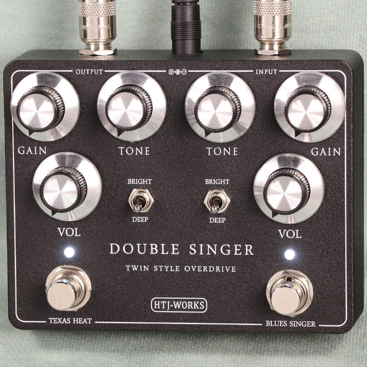 HTJ-WORKS/DOUBLE SINGER -TWIN STYLE OVERDRIVE- Black color Overdrive Made in Japan Handmade
