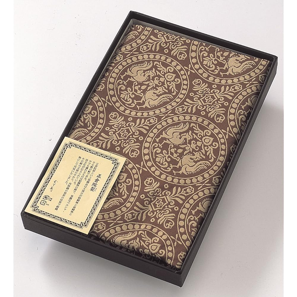 Musubi Furoshiki, large size 120cm (boxed), Shosoin-ri, lion pattern (red), made in Japan 20821-008