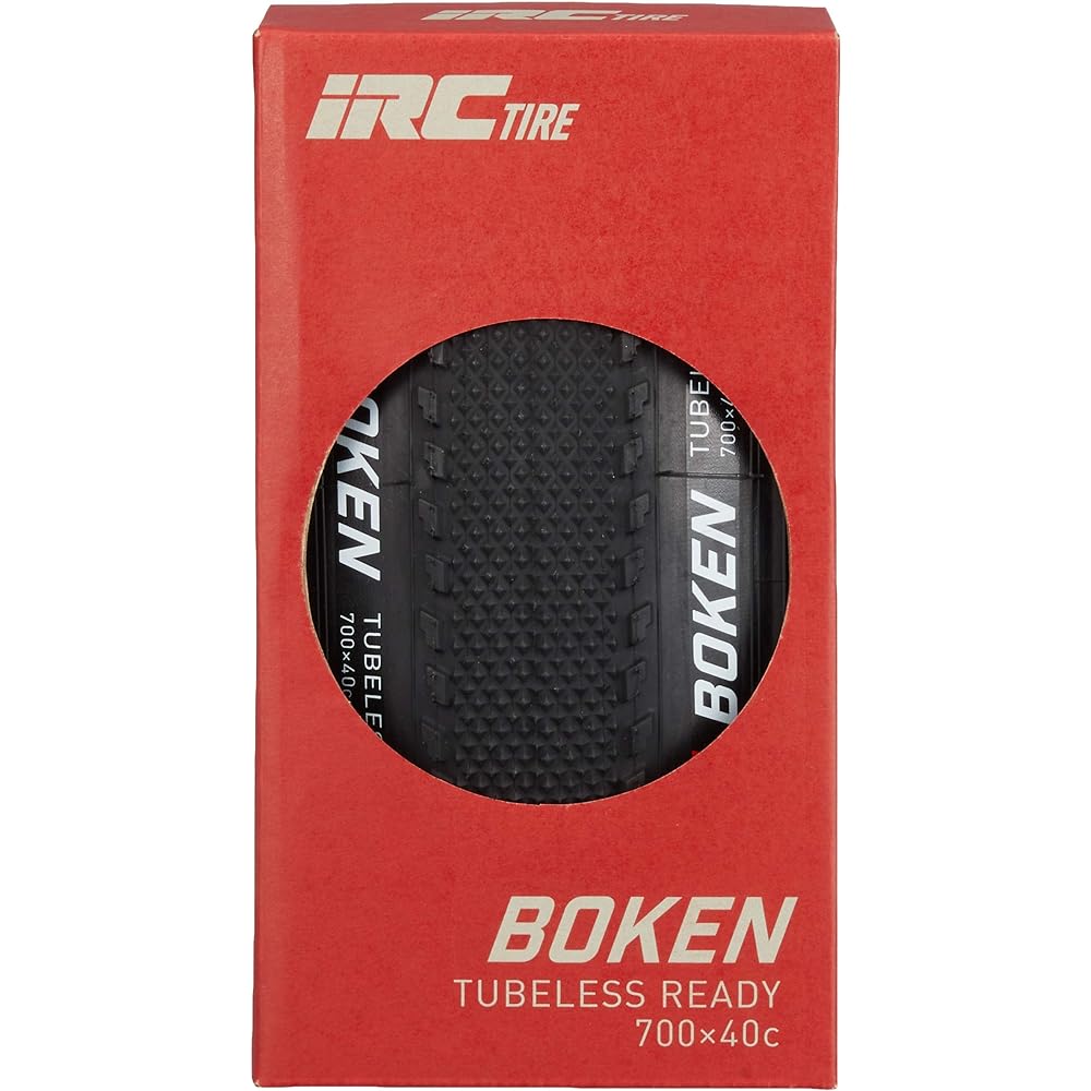 IRC TIRE Bicycle Tire BOKEN TUBELESS READY BOKEN Tubeless Ready 700×40C Black