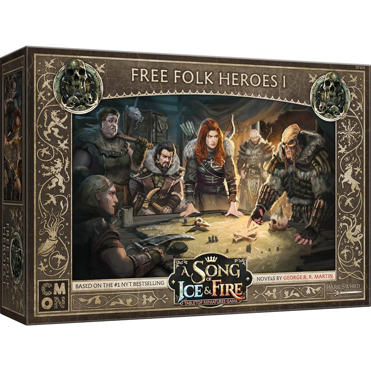 CMON A Song of Ice and Fire Tabletop Miniatures Free Folk Heroes I Box Set | Strategy Game for Teens and Adults | Ages 14+ | 2+ Players | Average Play Time 45-60 Minutes | Made by CMON (CMNSIF409)
