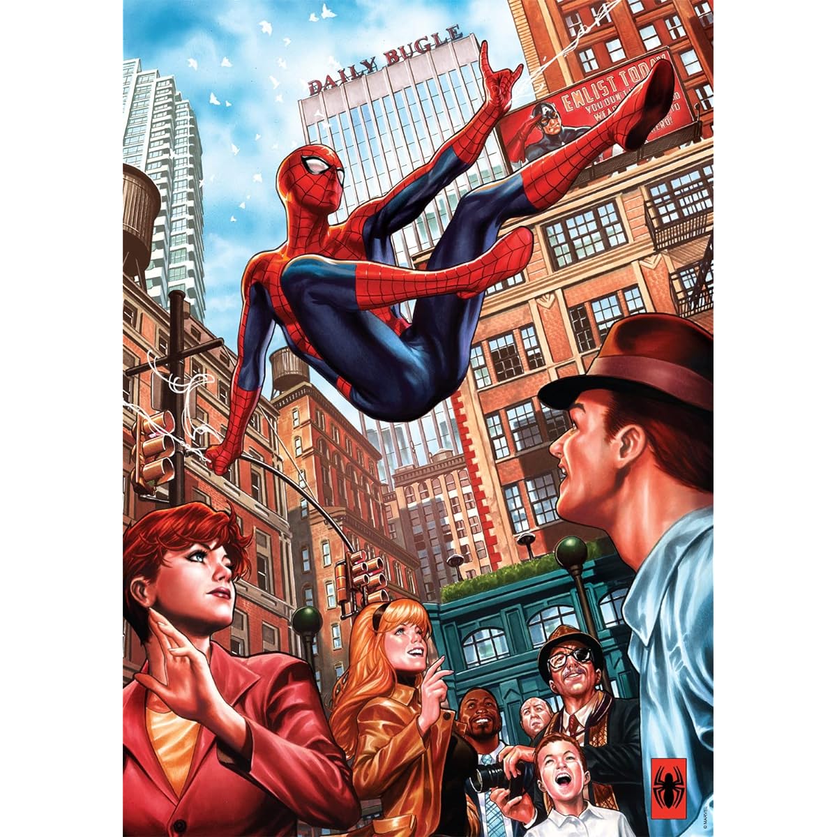 Buffalo Games - Marvel - The Amazing Spider-Man #24 Variant - 500 Piece Jigsaw Puzzle
