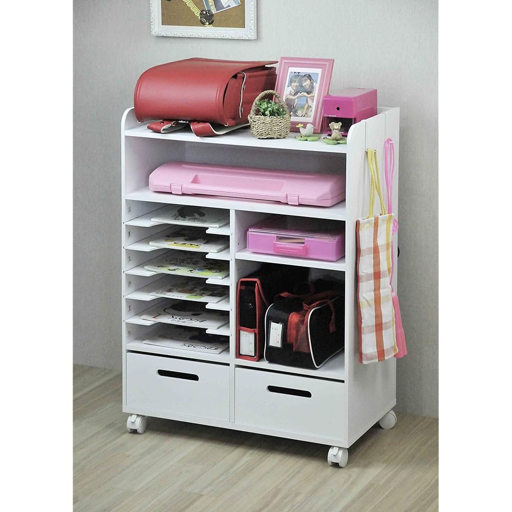 Needs school bag rack wide white RR-02W