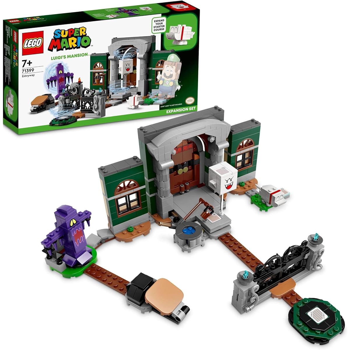 LEGO Super Mario Luigi's Mansion (TM) Old Dog and Scary Genkan Challenge 71399 Toy Blocks Gift Video Game House Boys Girls Ages 7 and up