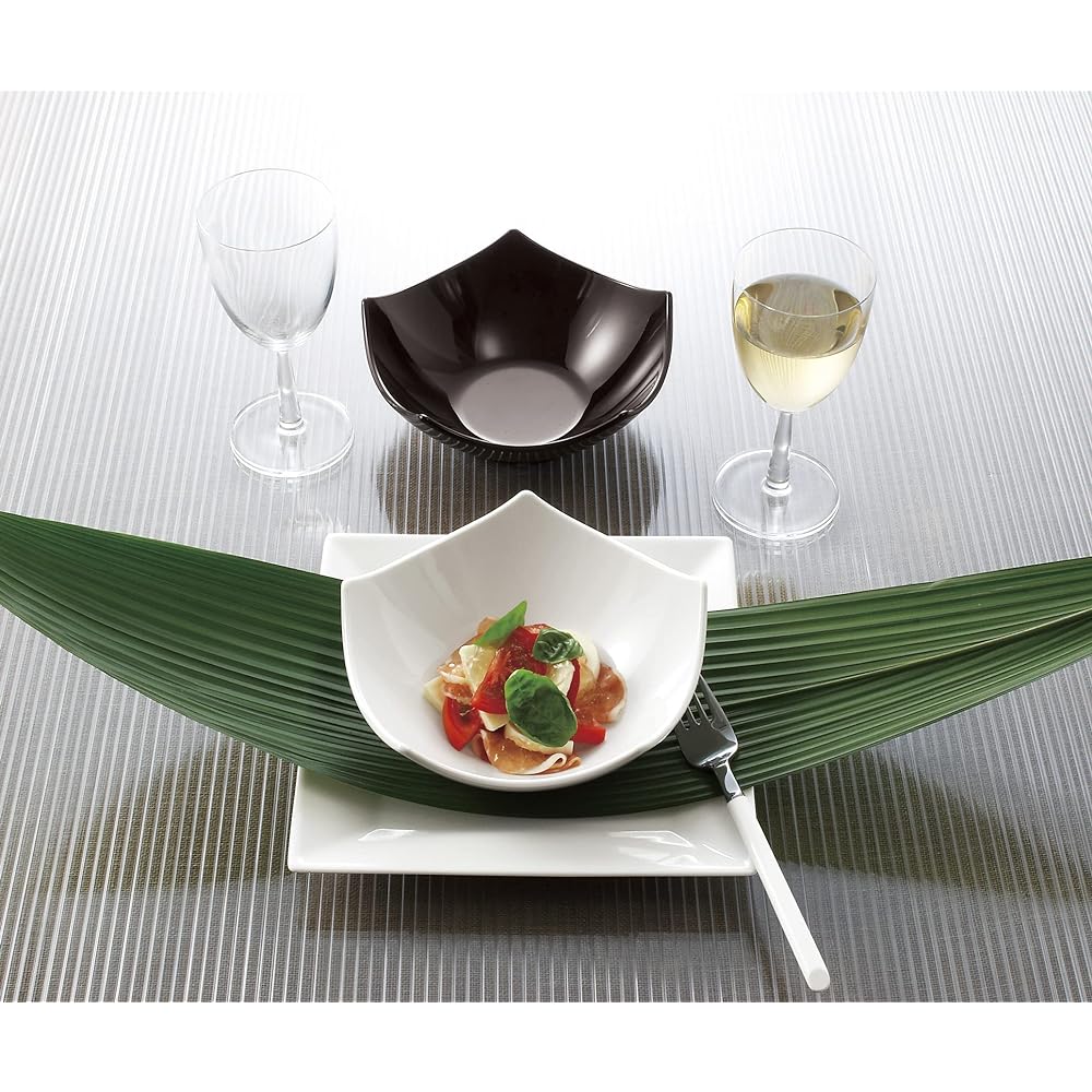 MARUKEI Ball / 12cm Multiball 200ml White Made in Japan Break-resistant Dishwasher Safe Stackable "Crysta" E143 IWD 10 Piece Set [Commercial Set]