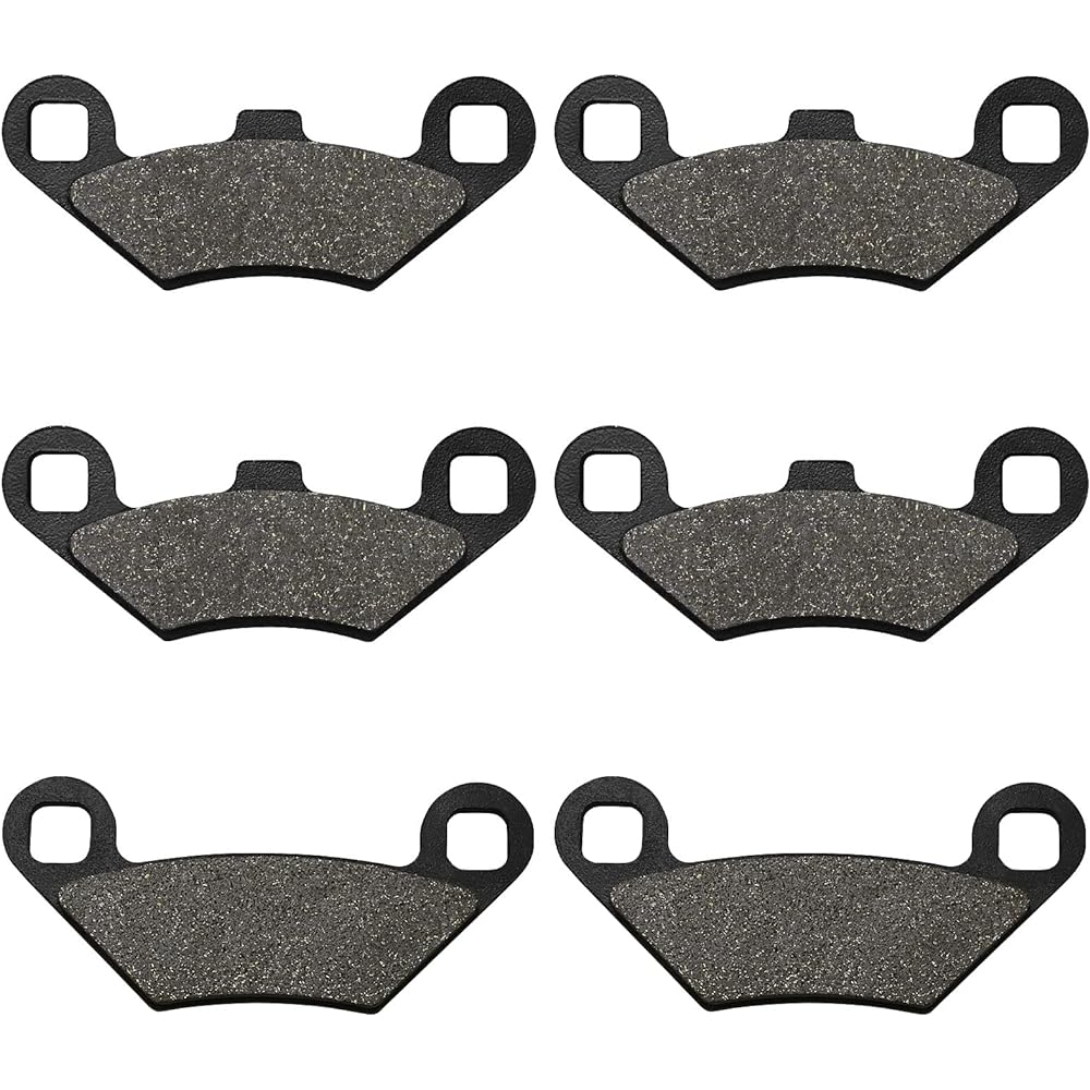 Brake Pads Front and Rear Compatible with Polaris Sportsman 570 EFI 2011-2018 / Forest Tracker 570 2015 / Sportsman 800 EFI 2010-2013