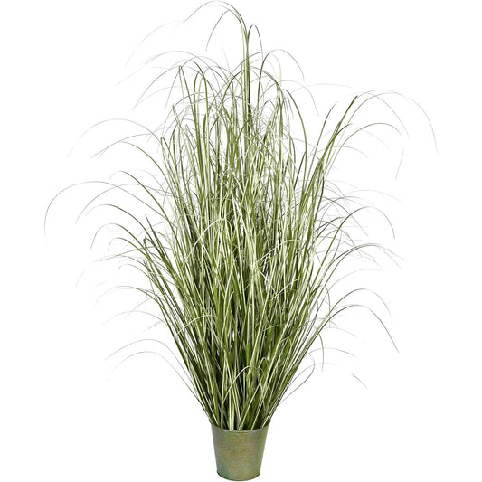 Vickerman Iron Pot Everyday Glass 59 inch Green