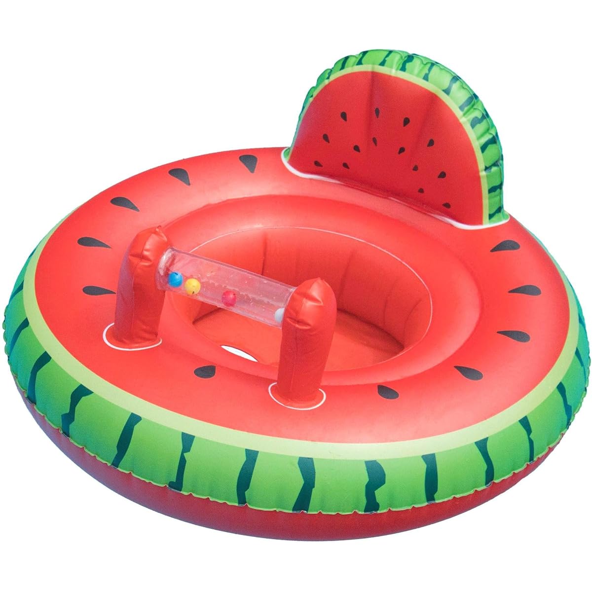 Swimline Watermelon Baby Seat Pool Inflatable Ride-on Red Green