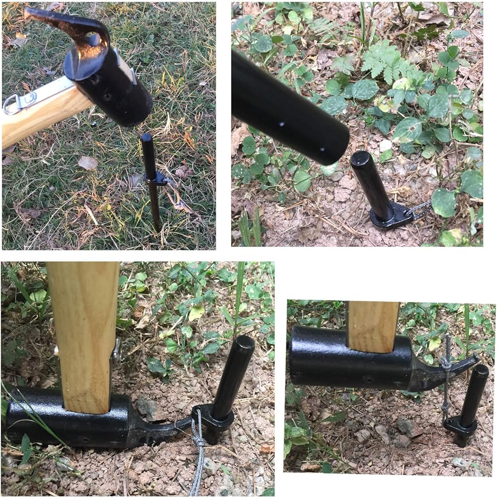 FLYFLYGO Lantern Stand Lantern Pole Aluminum Lantern Hanger with Lantern Hook and Peg