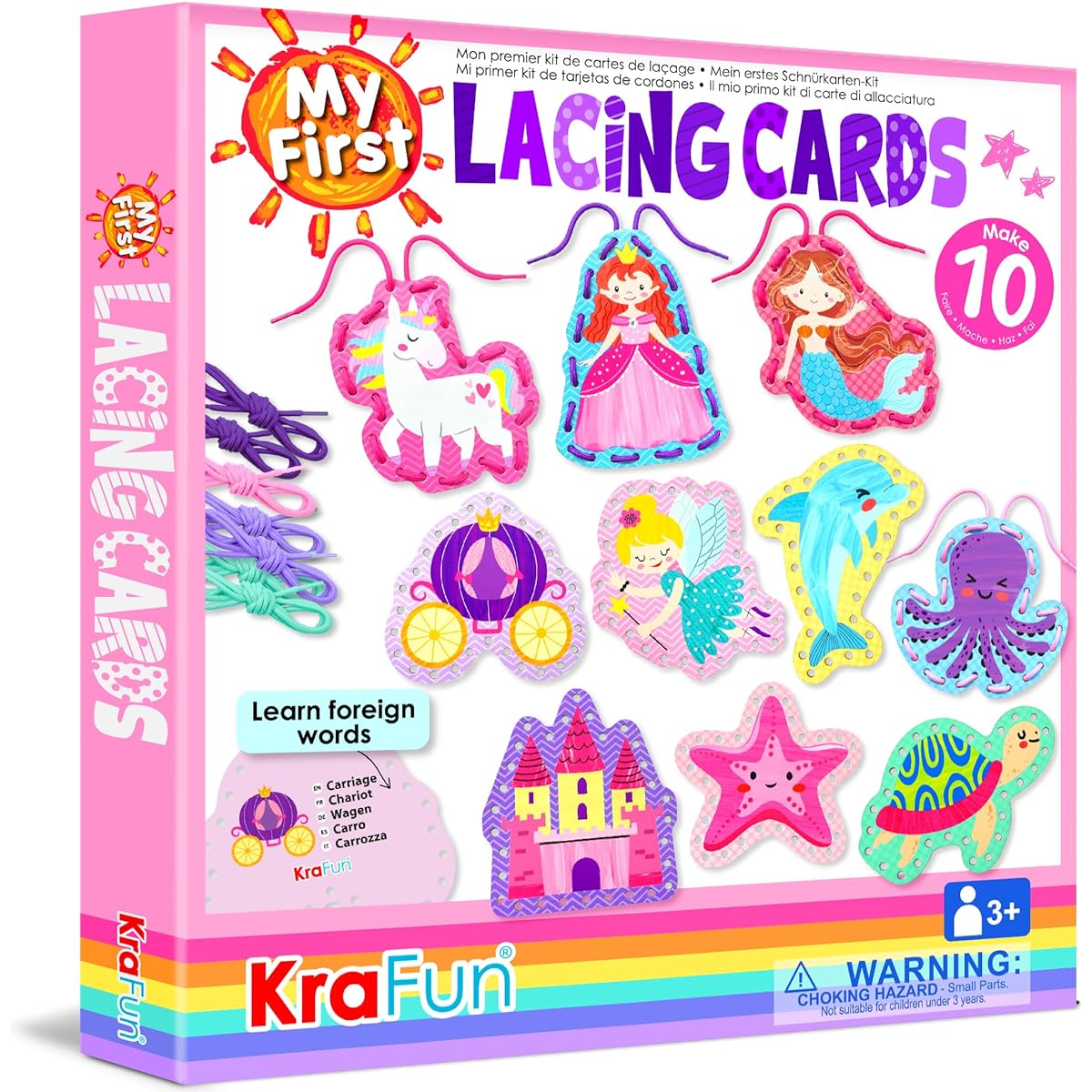 KRAFUN Race Cards 10 - Girls