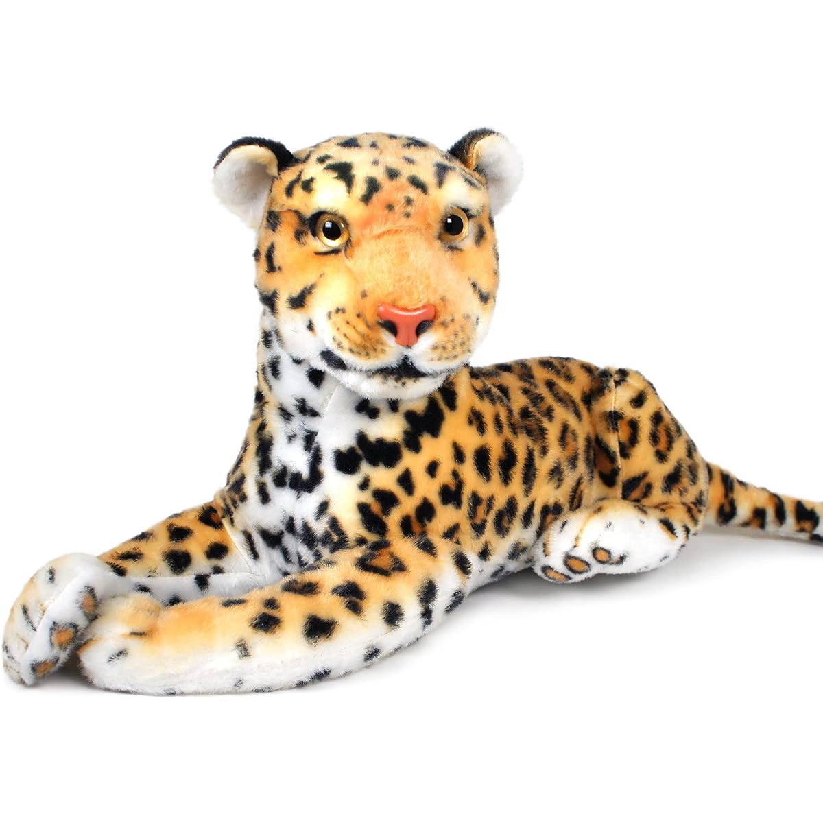 VIAHART Leah The Leopard | 17 inch (not including tail length!) Stuffed Plush Toy | Tiger Tail Toys
