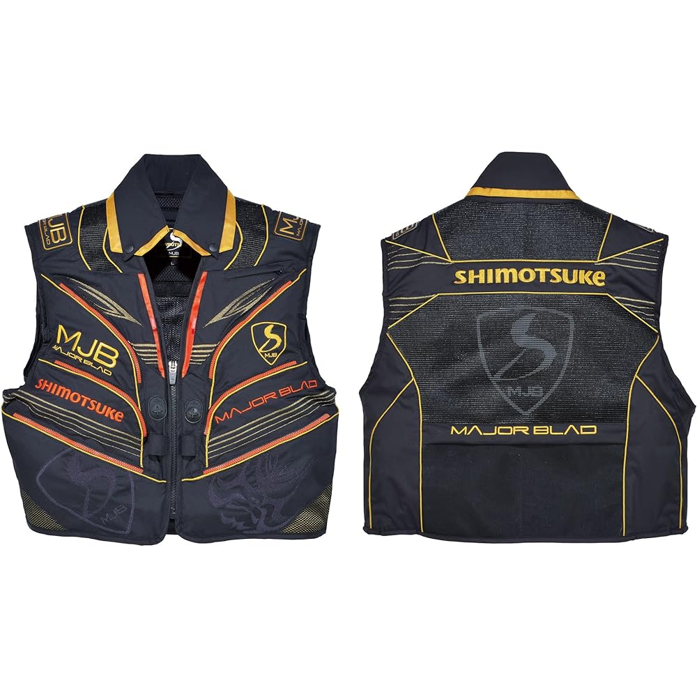 [Shimotsuke] SMV-340CW MJB Major Blood Ayu Vest CW Black