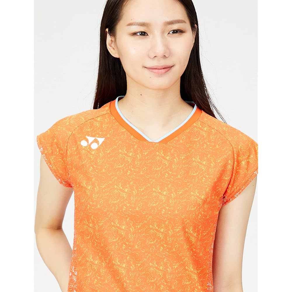 [YONEX] Women's Short Sleeve Shirt Game Shirt (Fitted Shirt)