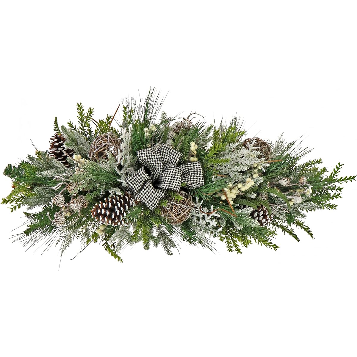 National Tree Company Decorative Artificial Swag, Green, AH63-CWMBS36