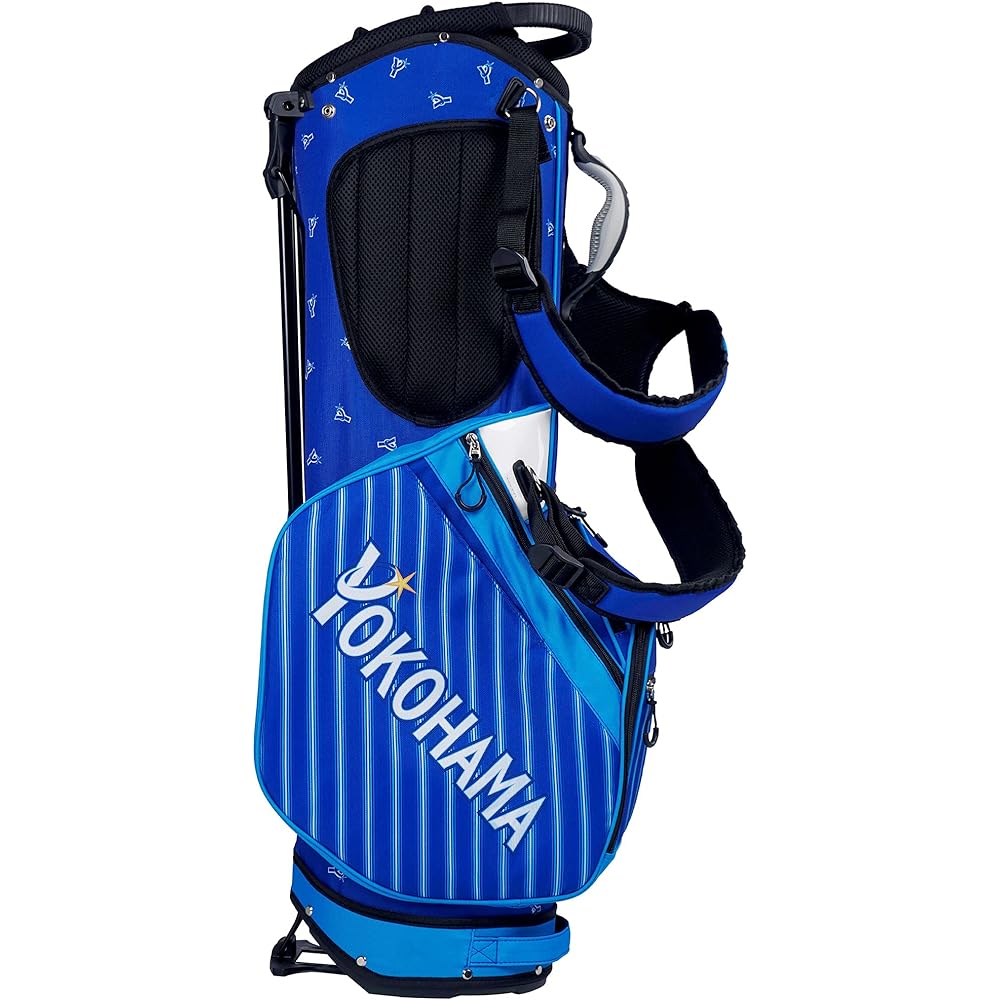 Lezax Caddy Bag Yokohama DeNA Baystars 9.5 Type Stand Bag Blue YBCB-1426