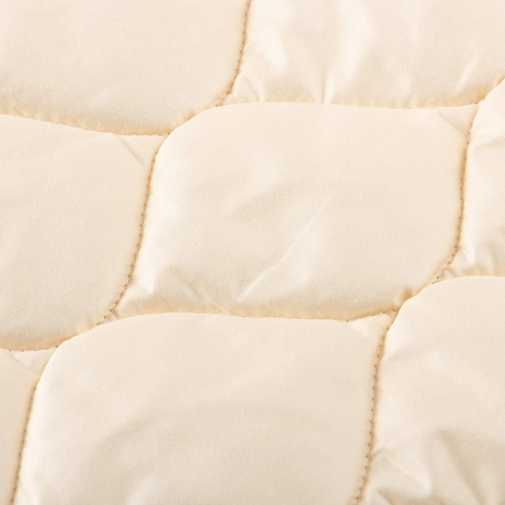 [Genuine Product] Sealy Bed Pad TP Washable Wool Pad 3 Double Wide Antibacterial, Odor and Mite Resistant Beige with Washing Net Sealy TPWSWPADW3